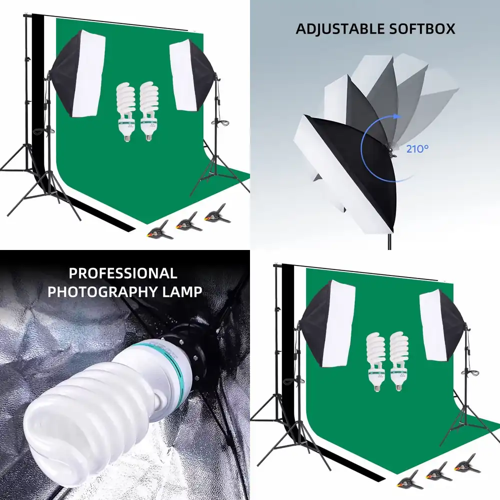 Комплект оборудования для фото – обзор и цена Photography Lighting Kit Portable